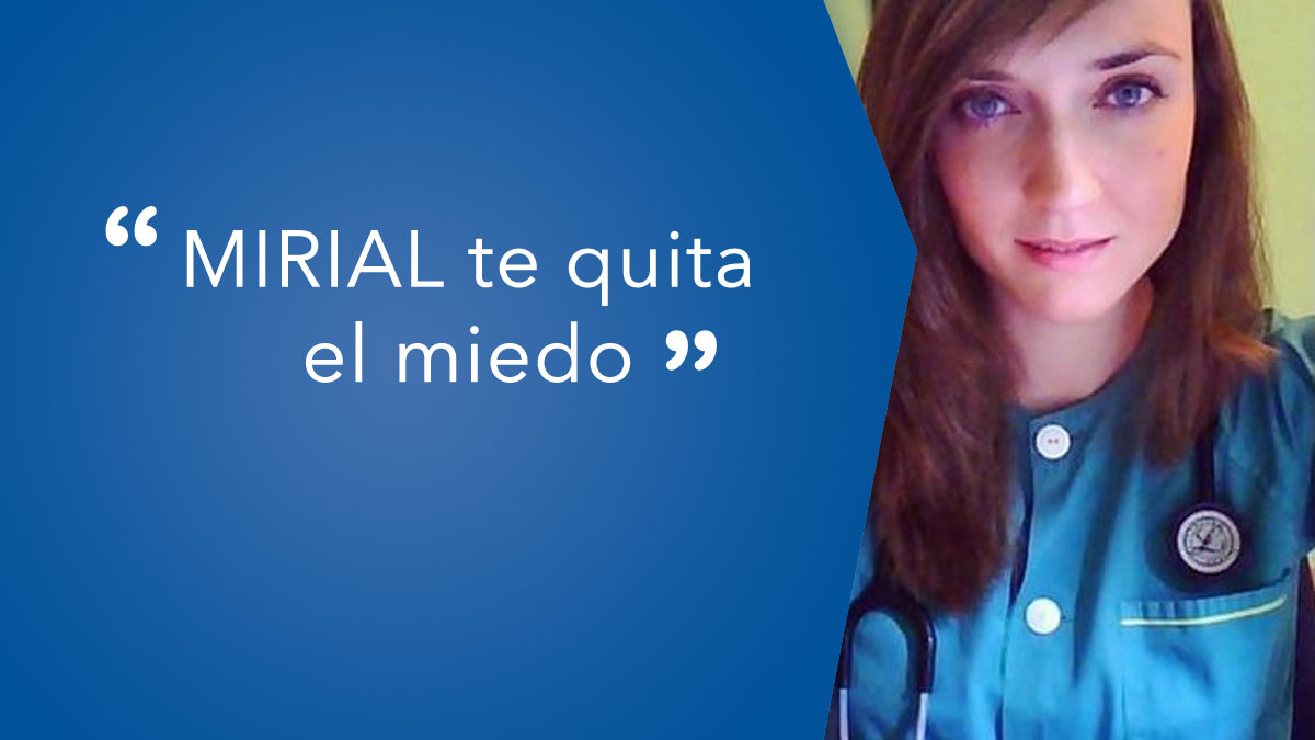 “MIRIAL te quita el miedo”, Laura del Olmo, de la facultad del Hospital 12 de Octubre